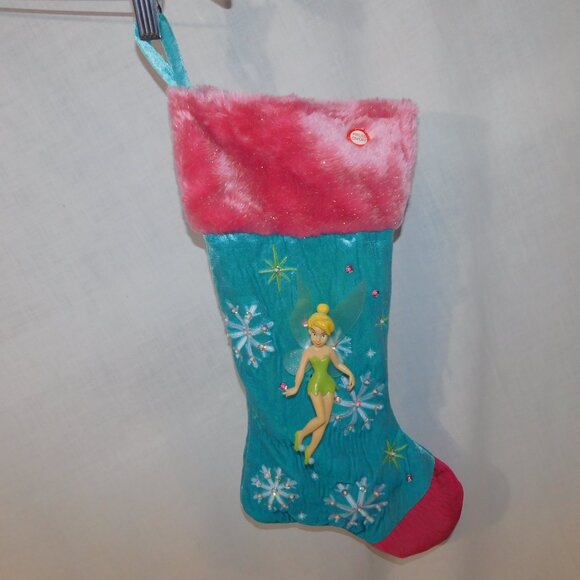 VTG Disney Gemmy Tinkerbell  Fairy Musical Christmas Stocking 16" *READ - Picture 3 of 5
